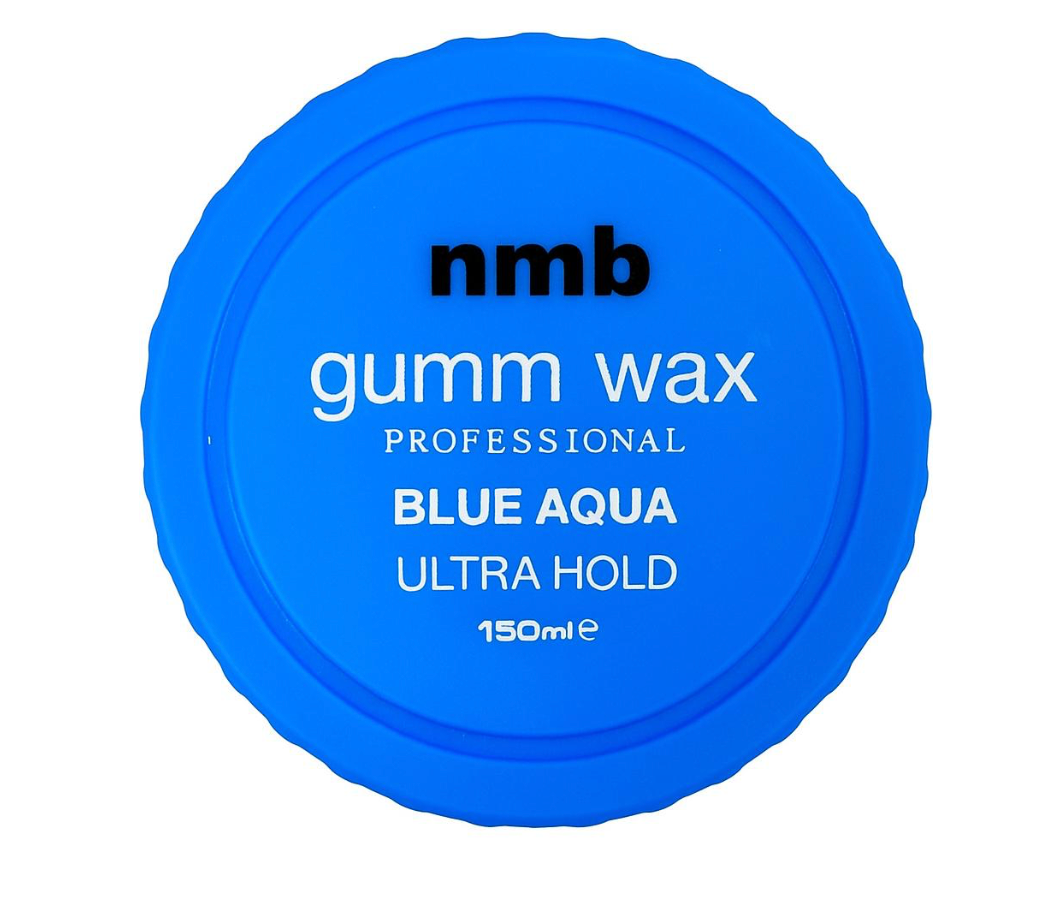 Gumm Wax Hair Styling Wax Blue 150 ml |Strong Hold l | Hair Gel Wax | Ultra Hold | Men & Women Hair Wax | Bubblegum Scent | Maximum Control