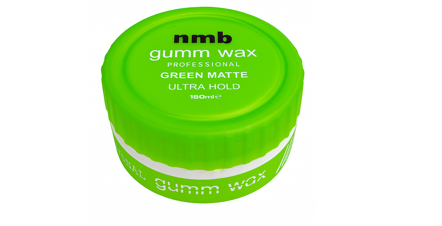 Gumm-wax Professional Hair Styling Wax | Hair Gel Wax |GREEN MATT | Men & Women Hair Wax By Nm Beauty
