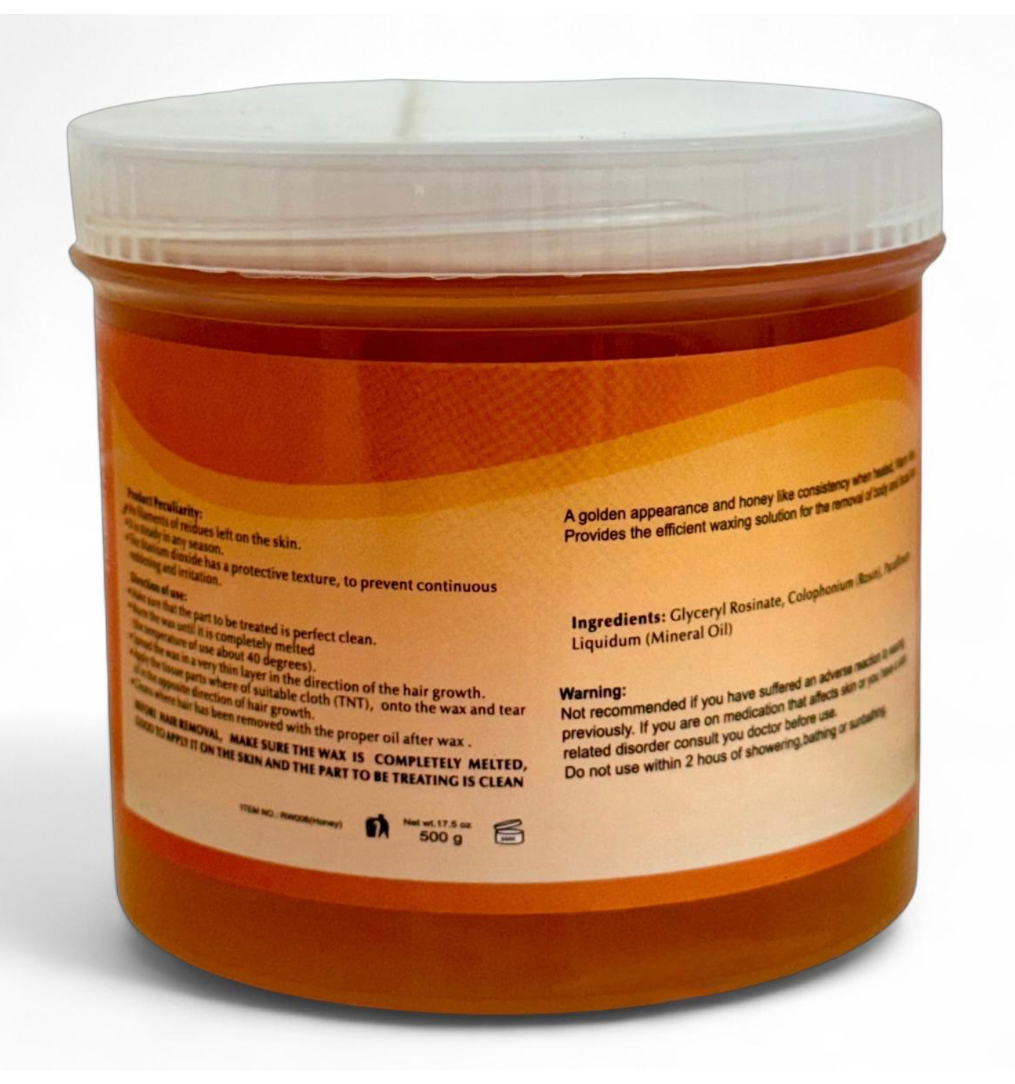 Walee Professional Depilatory Honey Pot Wax – 500g