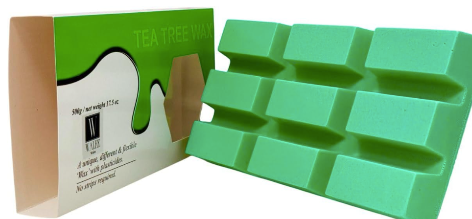 Walee Professional Hot Film Wax Tea Tree Blocks 500g