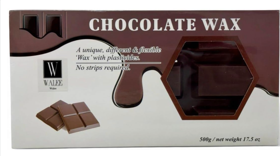 WALEE PROFESSIONAL HOT FILM WAX CHOCOLATE BLOCKS 500G