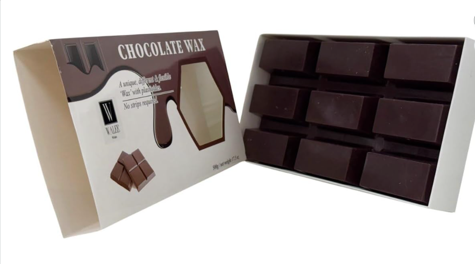 WALEE PROFESSIONAL HOT FILM WAX CHOCOLATE BLOCKS 500G