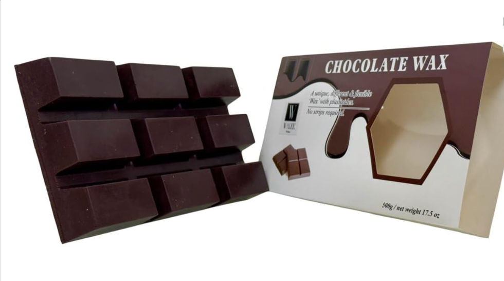 WALEE PROFESSIONAL HOT FILM WAX CHOCOLATE BLOCKS 500G