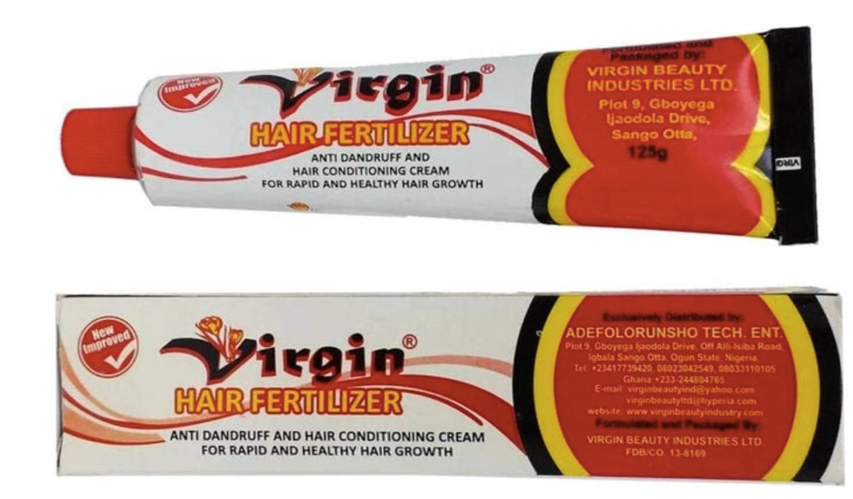 Virgin Hair Fertilizer Cream Tube 125g