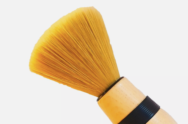 NMB Professional Wooden Beard Brush - 100 Percent Boar Bristles in Dark Wood Body - Perfect for Beard , Brown