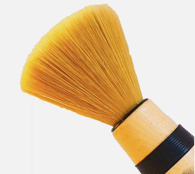 NMB Professional Wooden Beard Brush - 100 Percent Boar Bristles in Dark Wood Body - Perfect for Beard , Brown