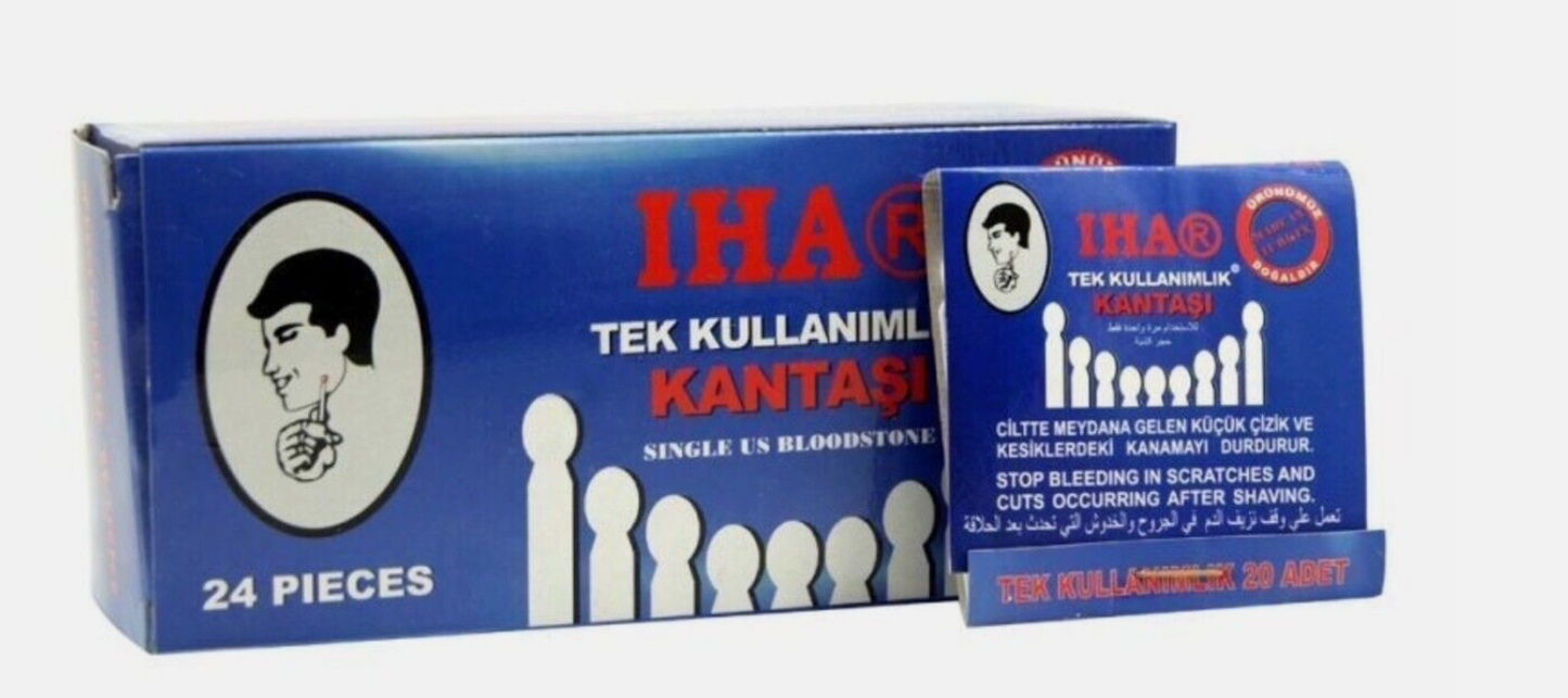 IHA Single Use blood Stone Matches Stop Bleeding in Cuts After Shave