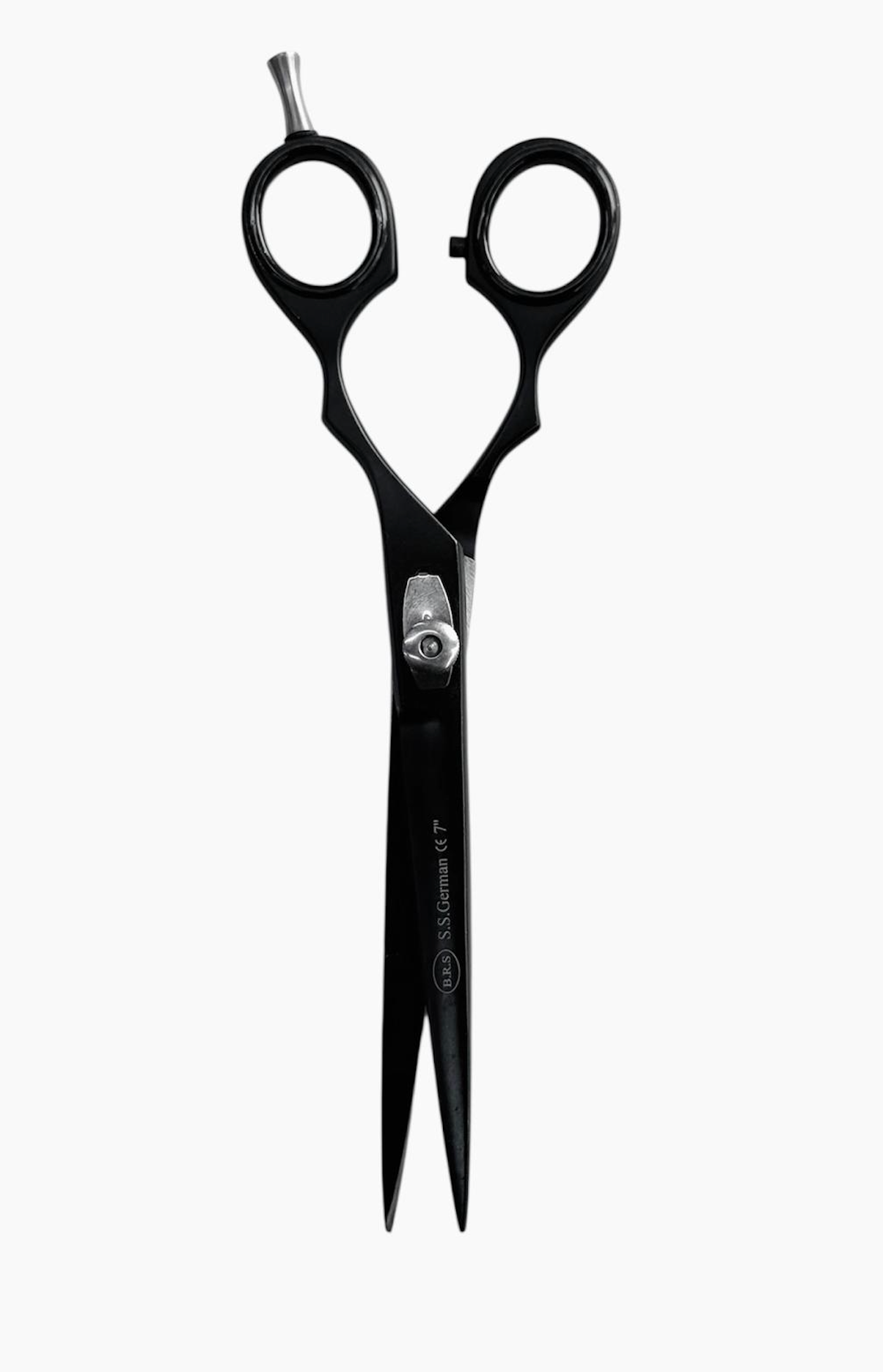 BRS Hairdressers Scissors 7" – Professional Barber Salon Hair Cutting Shears | Sharp Stainless Steel Titanium Scissors 7"