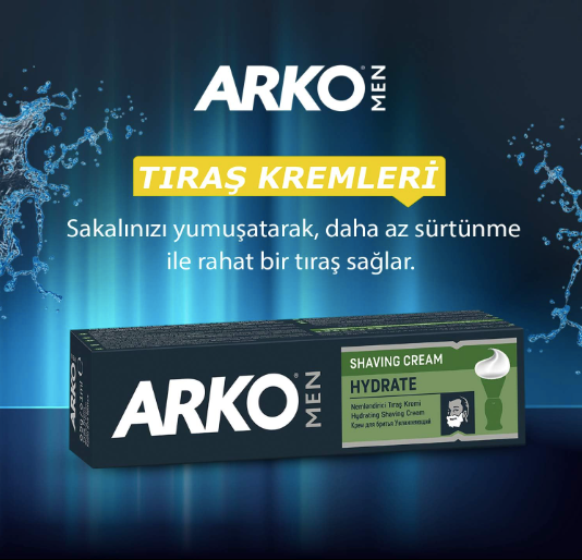 Arko Men Shaving Cream - Hydrate 100 g (2 PCS Offer)