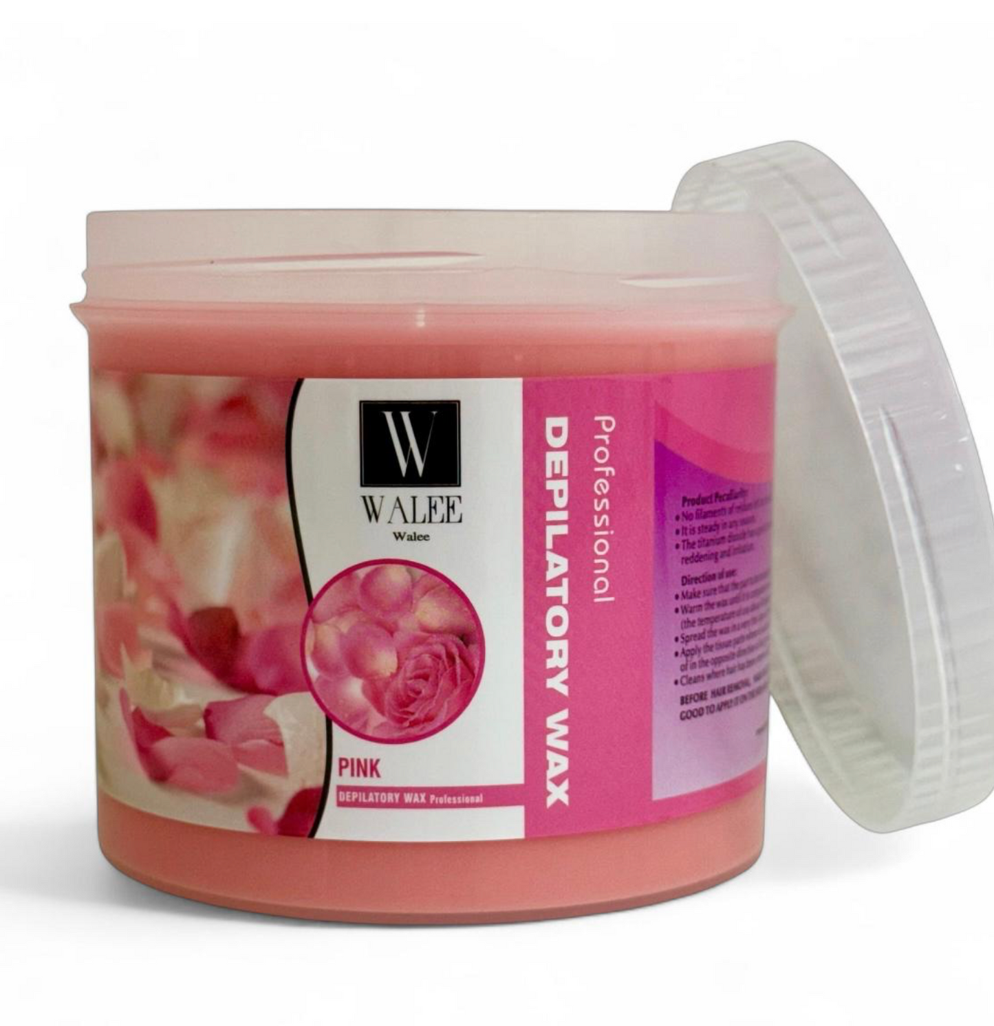 Walee Professional Depilatory Pink Pot Wax – 500g