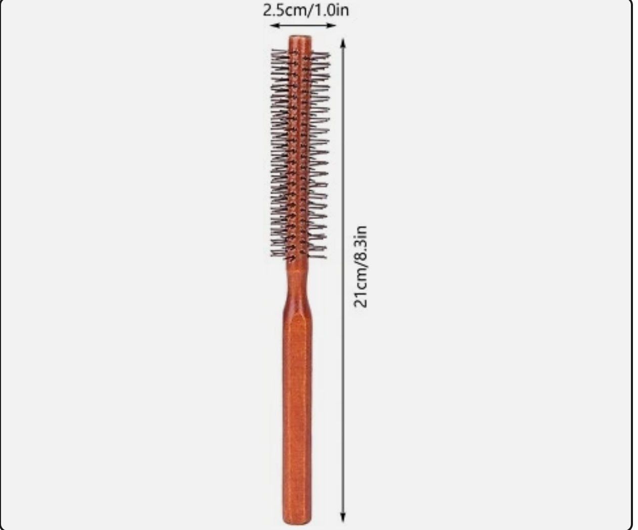 NANO Absolute Hair Brush 19 Professional Quiff Roller Round Wood Curling Roll