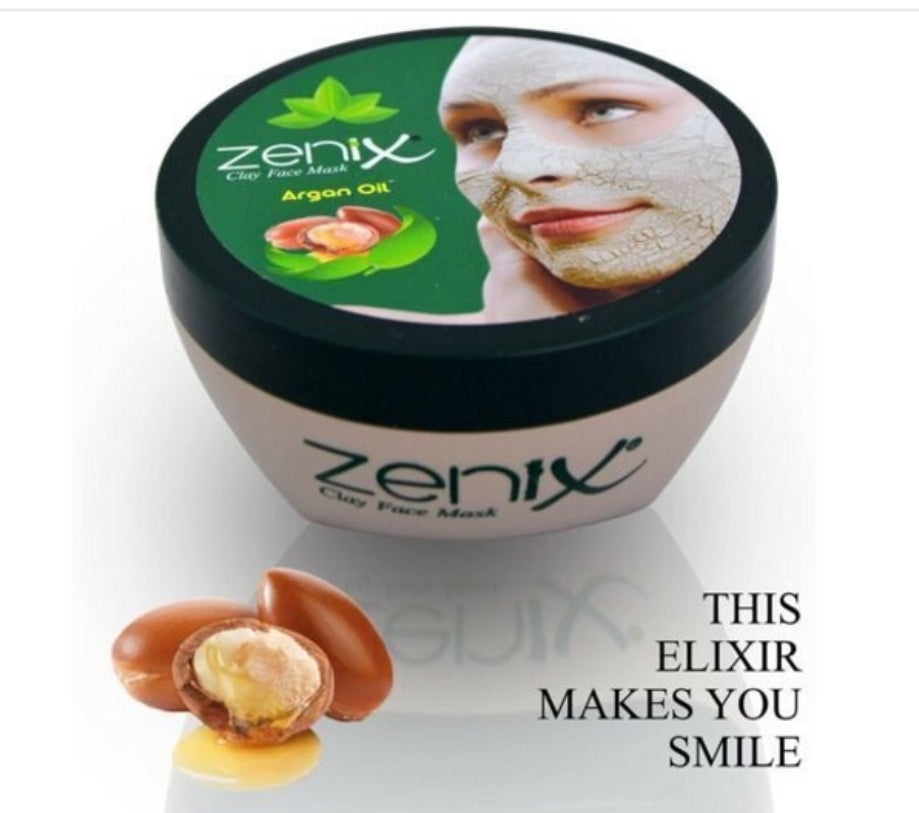 Zenix Professional Clay Face Mask Argan Oil 350g