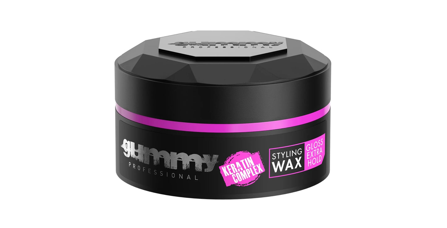 Gummy Hair Styling Wax 150ml Ultra Hold, Bright Finish, Matte Finish, Extra Gloss, Casual Look & Hard Finish 150ml
