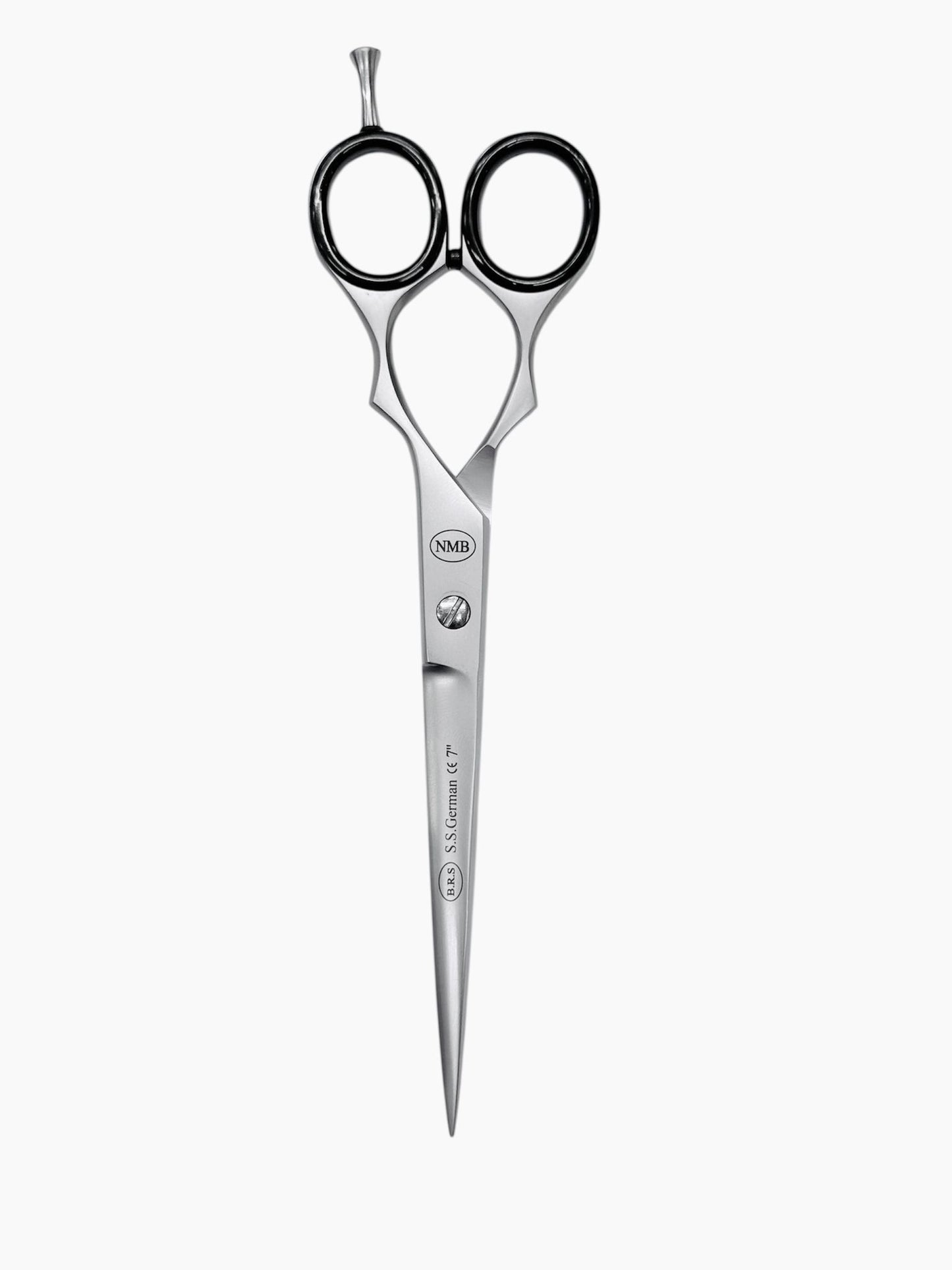 Professional Stainless Steel 8.5" Hair Cutting Barber Scissors with Finger Rest by BRS German