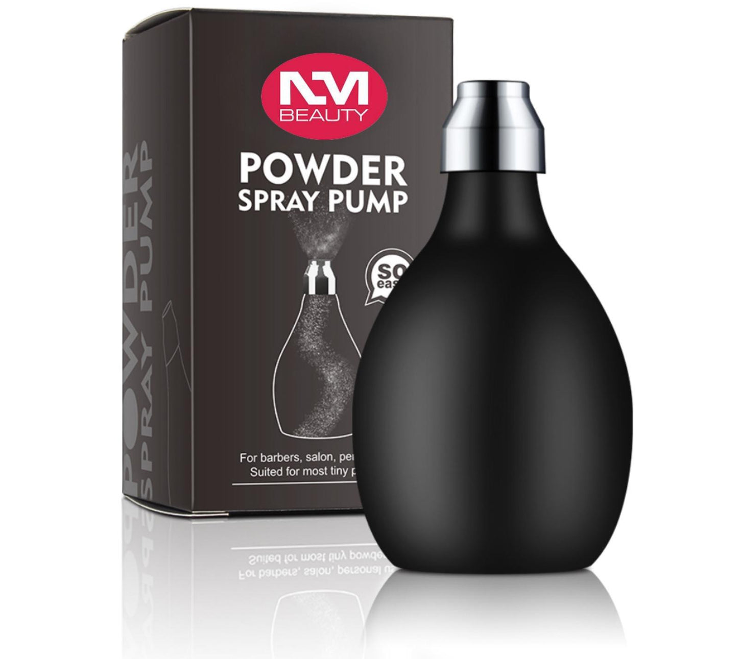 NM BEAUTY Powder Refillable Silicone Powder Dispenser Spray Bottle