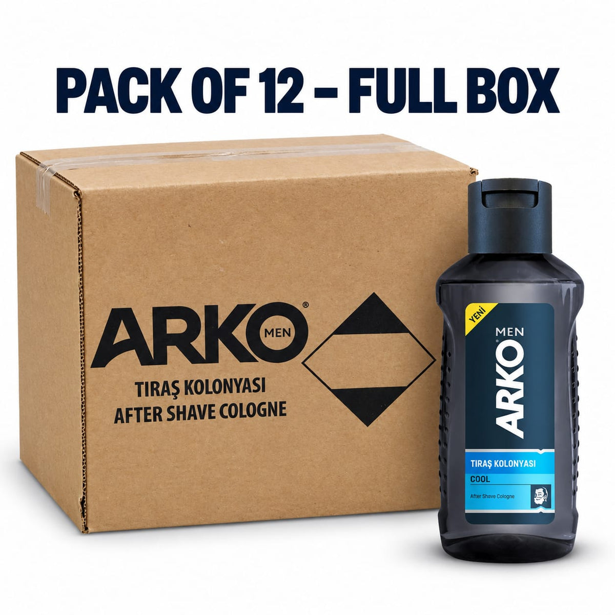 Arko Men Cool After Shave Cologne 255ml – Refreshing Post-Shave Fragrance