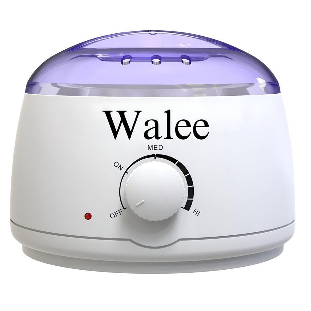 WALEE Professional Wax Heater Warmer with Handle Pot 500ml for Paraffin, Soft & Crème Wax, Salon Quality Hair Removal, Depilatory Waxing Melter, Adjustable Temperature