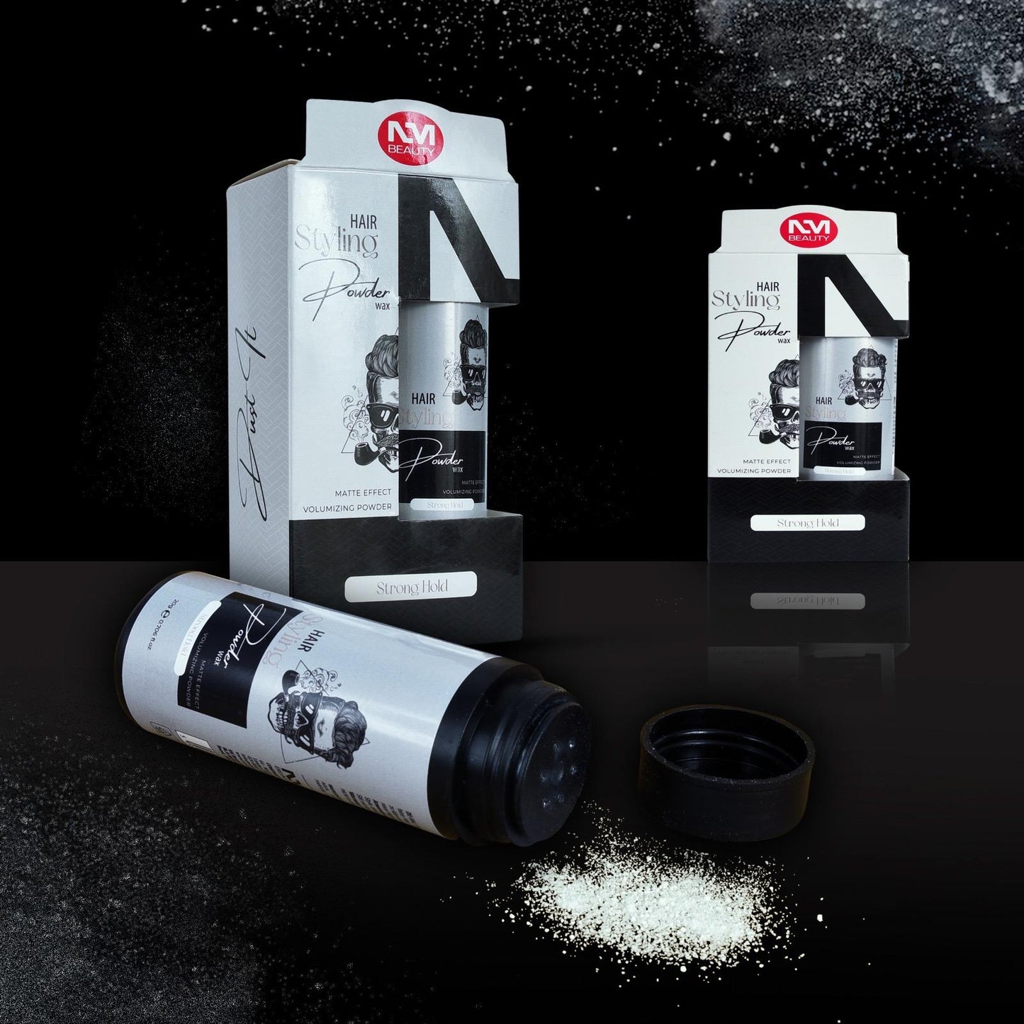 NM Beauty Professional Volume Powder Hair Styling Wax New Look (Strong Hold) 20g