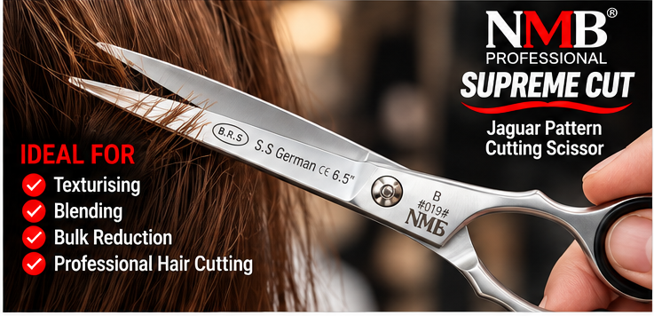 NMB Professional Supreme Cut Jaguar Pattern Cutting Scissor 6.5 Inch – NMB-569