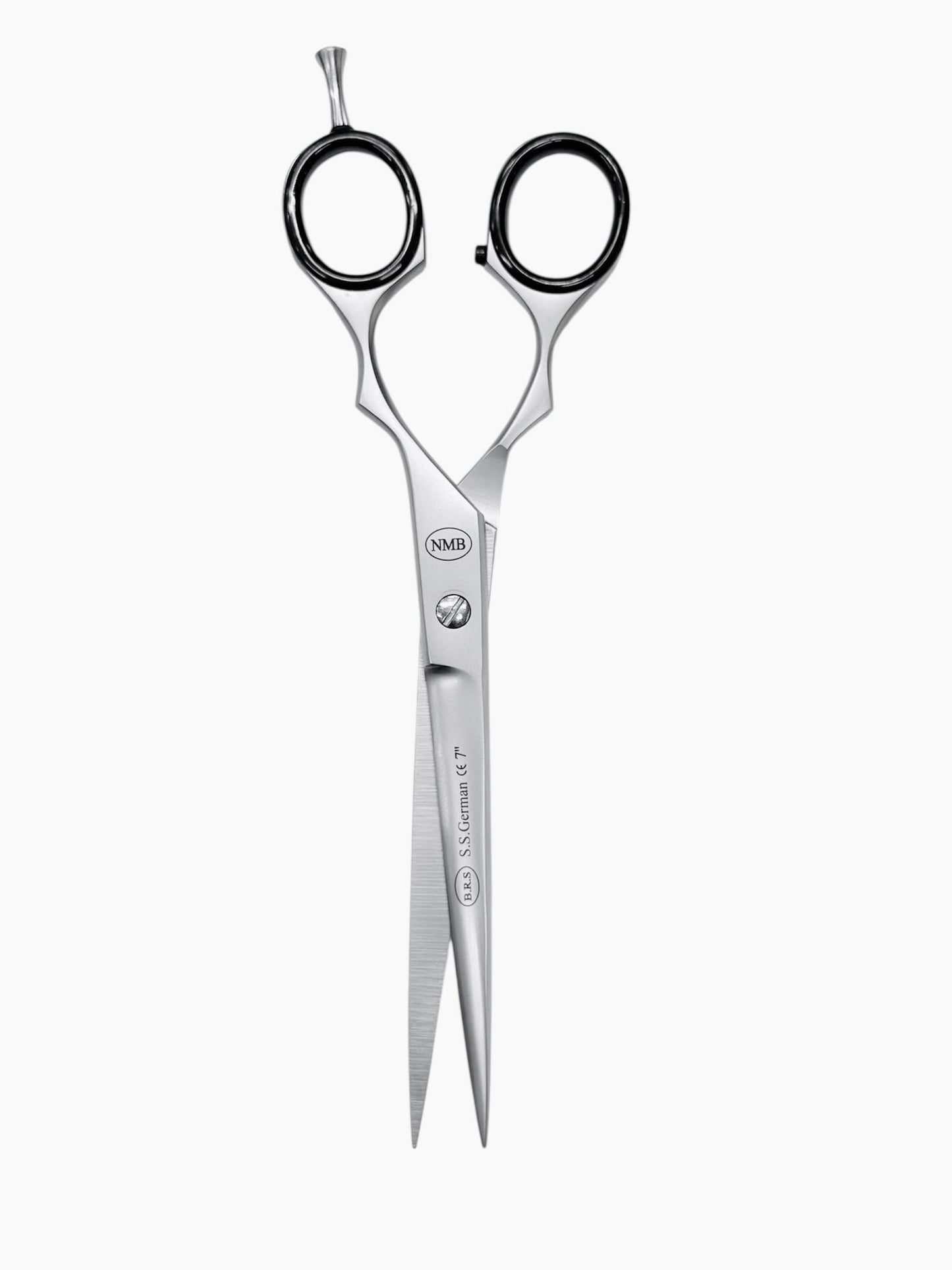 Professional Stainless Steel 8.5" Hair Cutting Barber Scissors with Finger Rest by BRS German