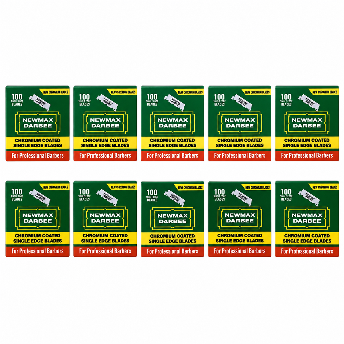 Newmax Darbee Chromium Coated Single Edge Razor Blades