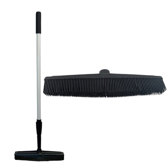 Eson • Rubber Broom With Telescopic Stick
