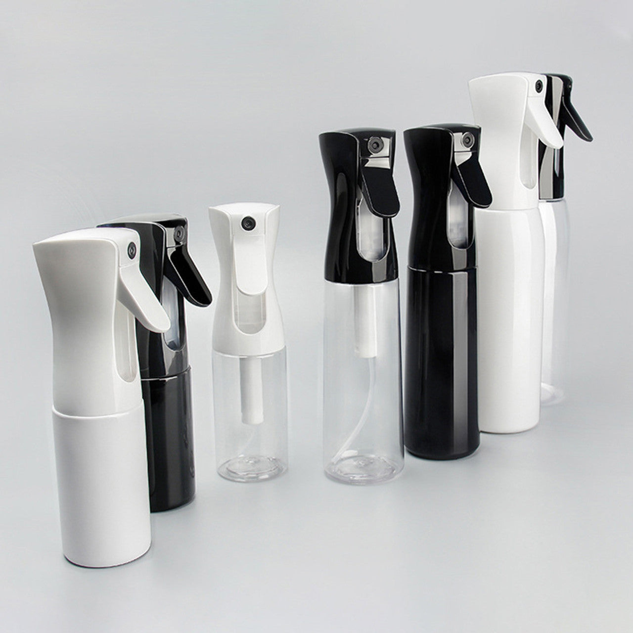 Spray Bottle 500ml Continuous Mist Fine Aerosol Sprayer Empty Plastic Mister Hair Water Salon Hairdressing Aerosol Curly Hairstyling Plants Pets Cleaning Skin Care - (Transparent)- Next Day Delivery