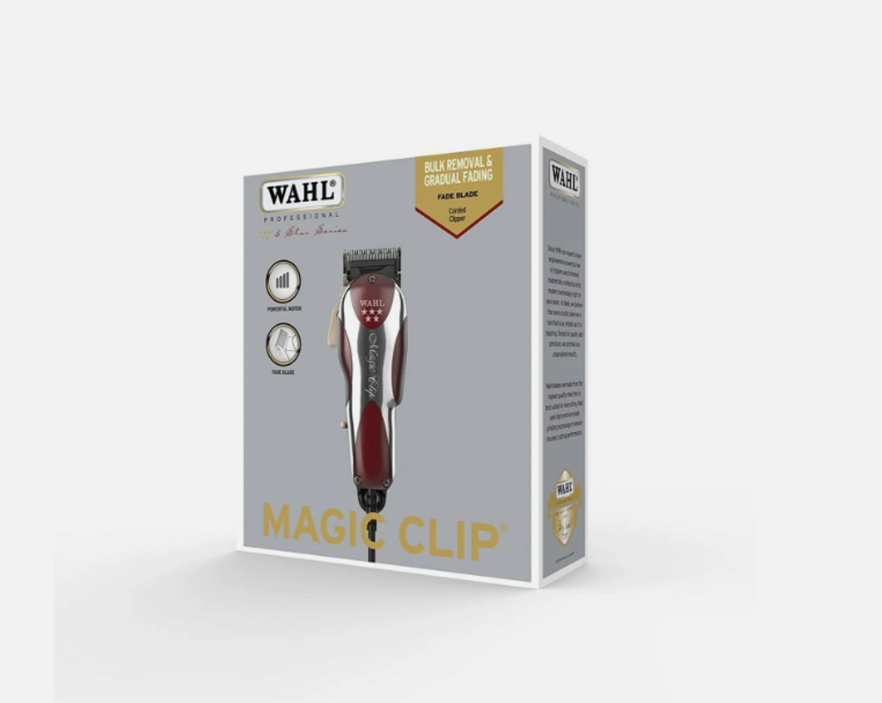 Wahl Professional Corded Magic Clip Hair Clipper With Adjustable Blade 8451-830- Next Day Delivery
