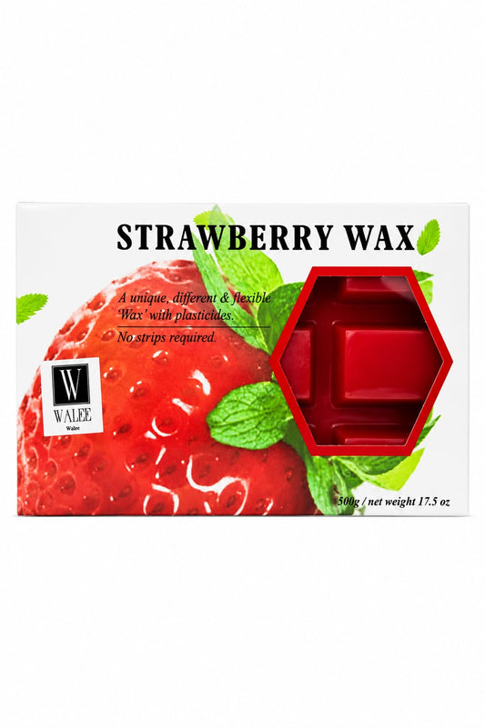 Walee Professional Hot Film Wax Strawberry Blocks – 500g