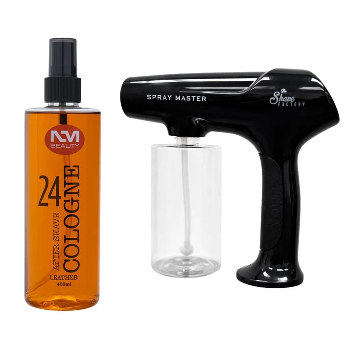 NMB Aftershave Cologne 400ml with Spray Gun – Refreshing Professional Barber Cologne