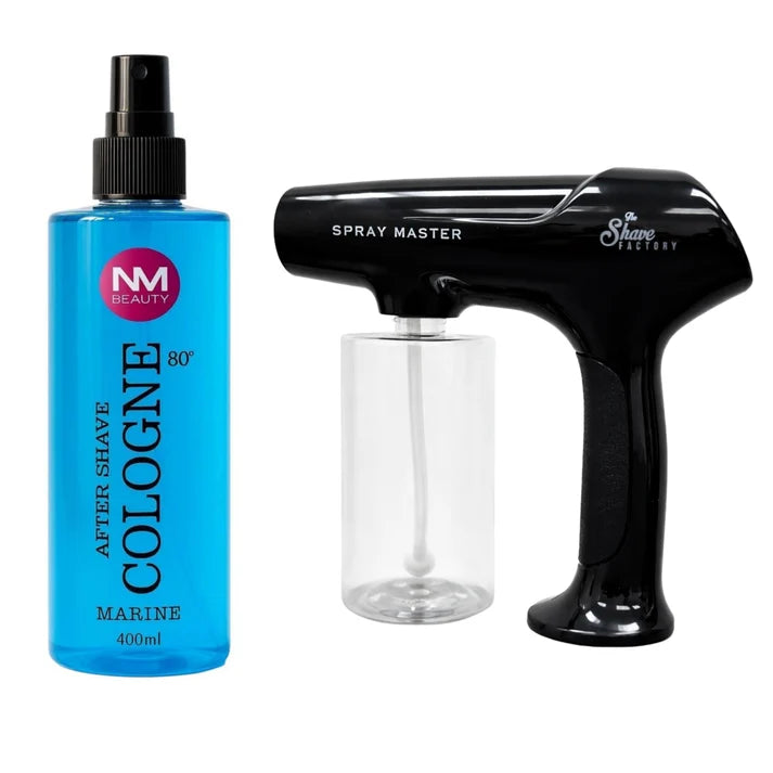 NMB Aftershave Cologne 400ml with Spray Gun – Refreshing Professional Barber Cologne
