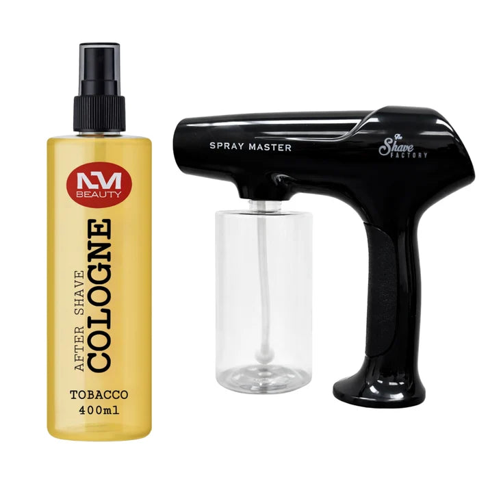 NMB Aftershave Cologne 400ml with Spray Gun – Refreshing Professional Barber Cologne