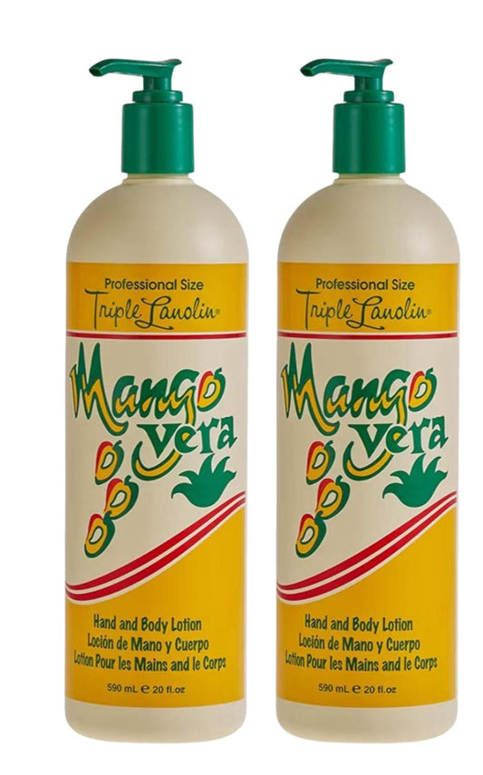 Triple Lanolin Hand and Body Lotion, Mango Vera, 590 Ml 20 Oz (Full box)