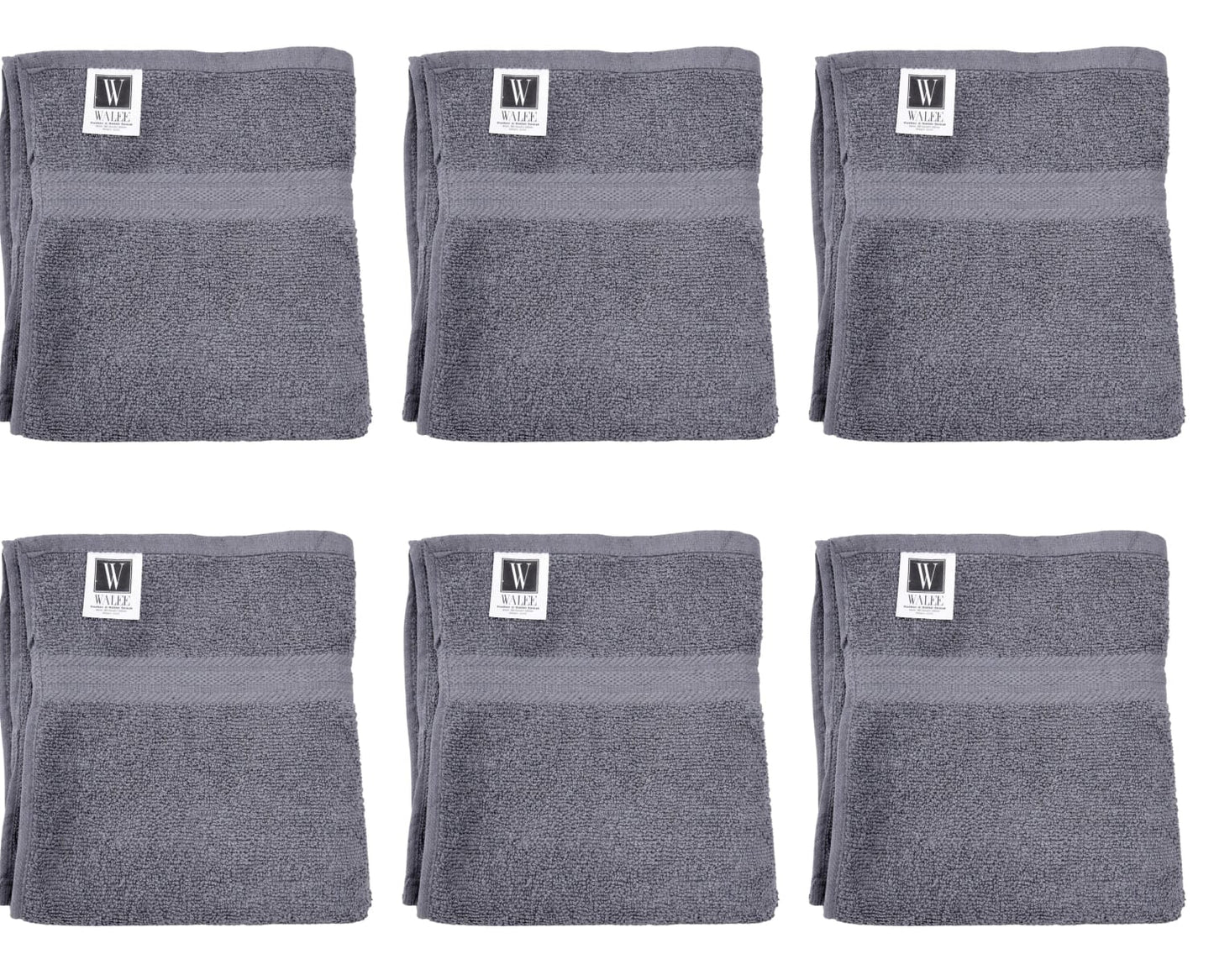 Walee Towels- Salon Towel - (50.80 x 81.28cm) Highly Absorbent Cotton(2,4&6pcs)
