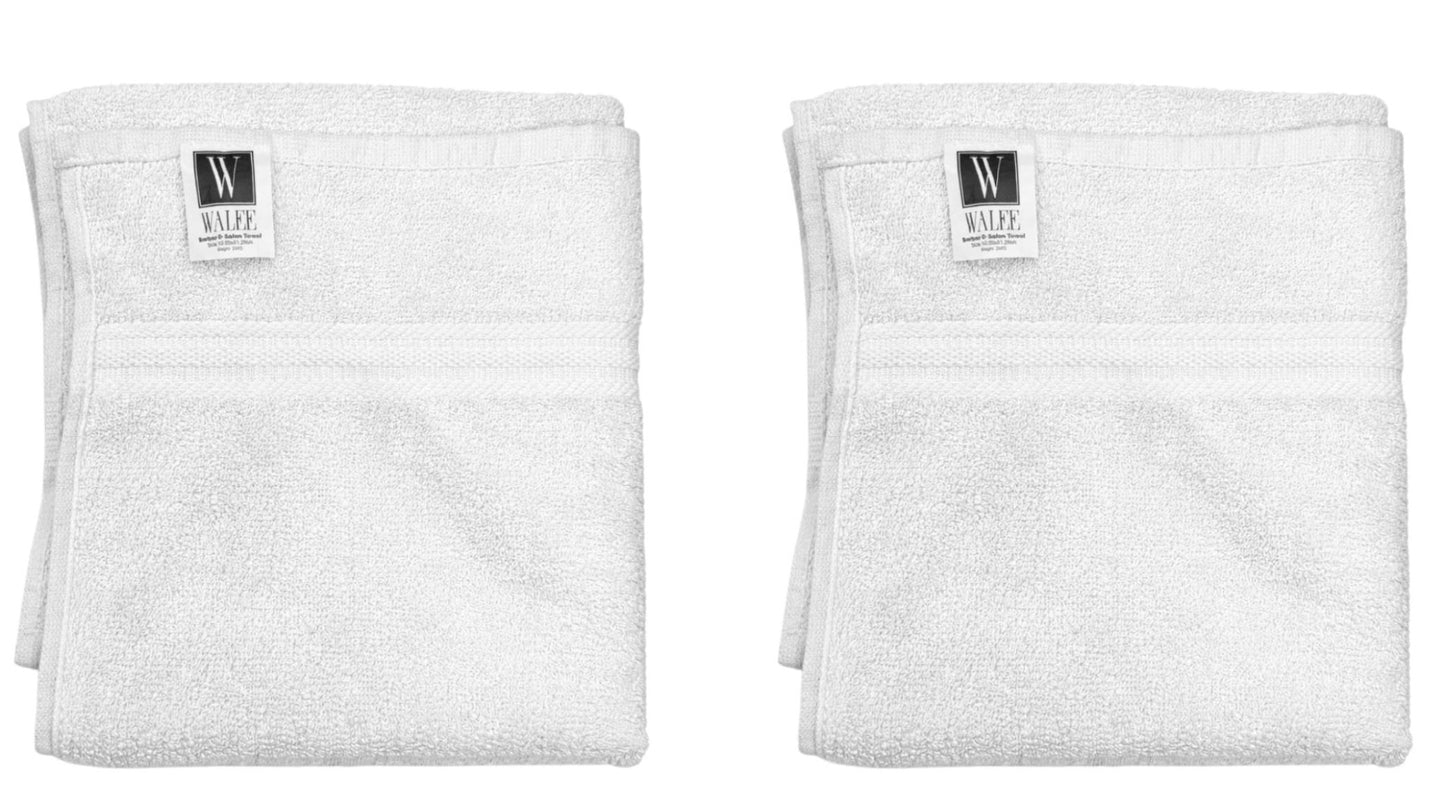 Walee Towels- Salon Towel - (50.80 x 81.28cm) Highly Absorbent Cotton(2,4&6pcs)