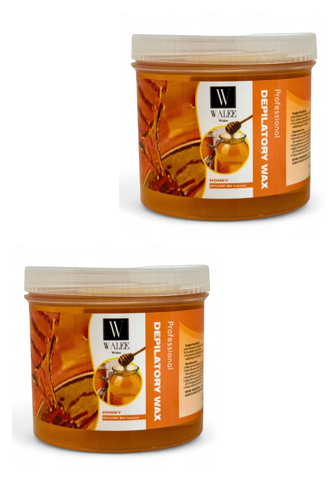 Walee Wax Pot Tub- Tea Tree, Honey, Pink & Creme- For All Skin Types.