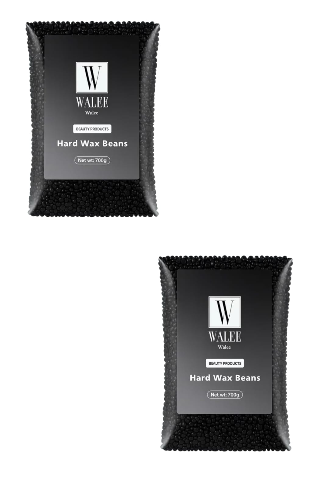 Walee Hard Wax Beans- Black, Tea Tree, Pink & Creme 700G
