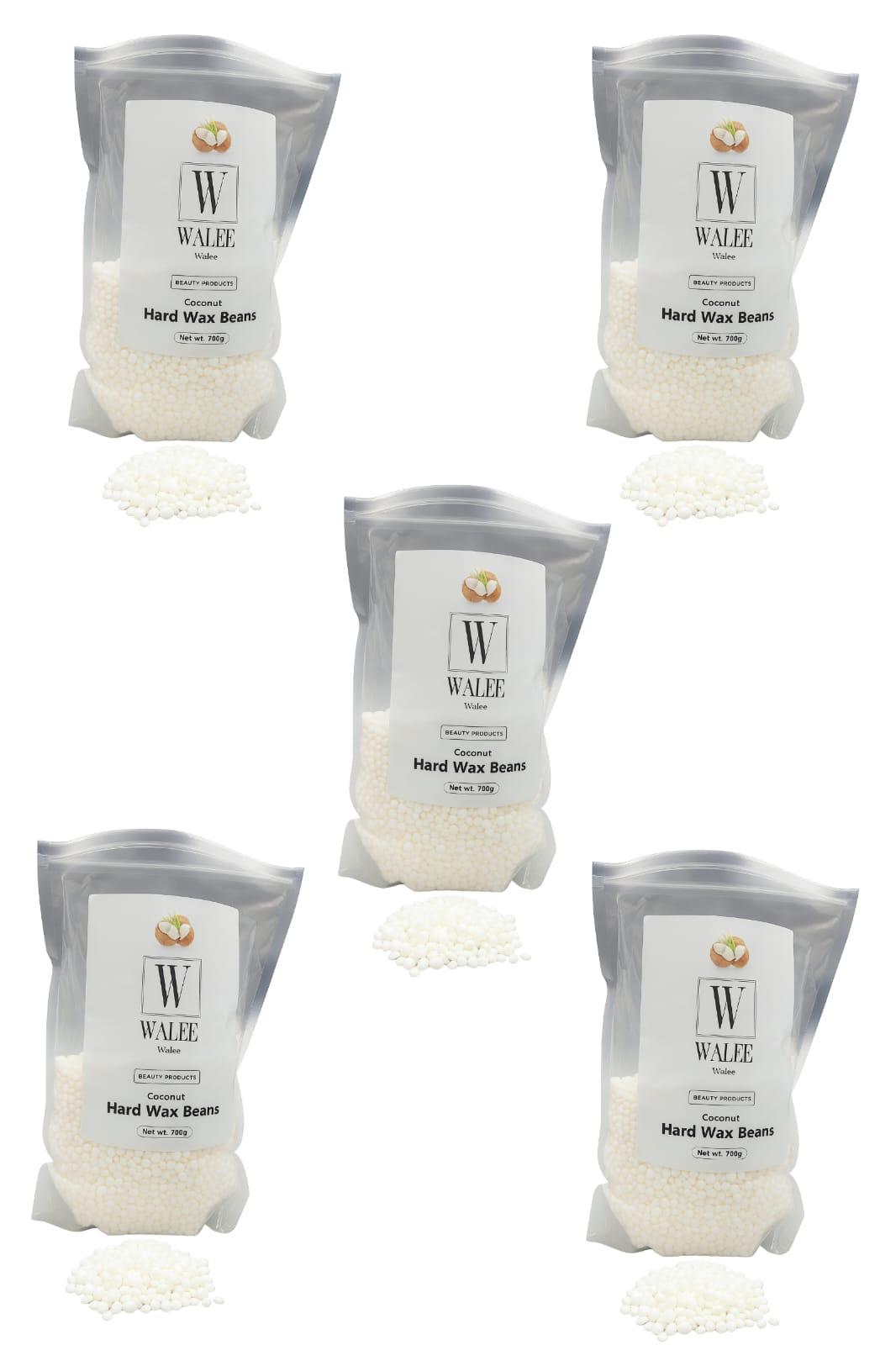 Walee Hard Wax Beans- Black, Tea Tree, Pink & Creme 700G