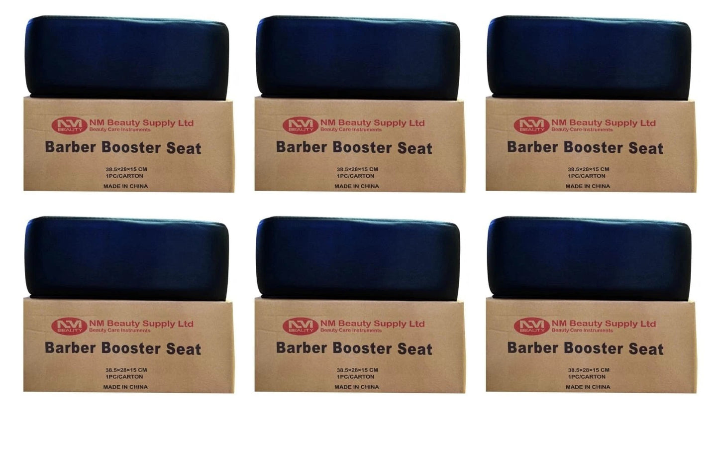 Black Salon Barber Chair Child Booster Seat Cushion, by NM Beauty