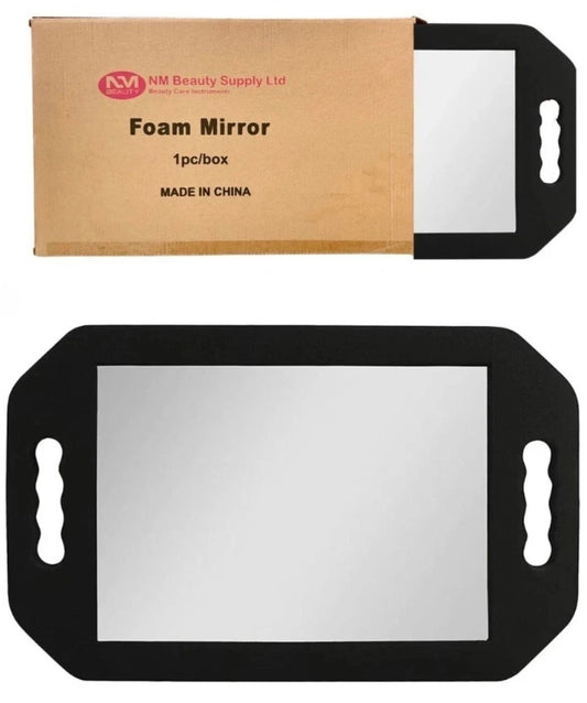 NMB - Hairdresser Two Hand Mirror Foam 40x25cm (Black)