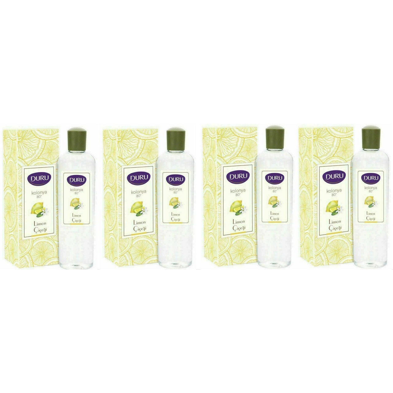 DURU LEMON TURKISH COLOGNE AFTERSHAVE 400ML (4 pcs offer)