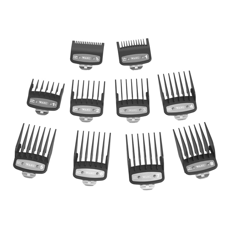 Wahl • Premium Cutting Guide Clipper Combs Guards 10pcs 3421•800