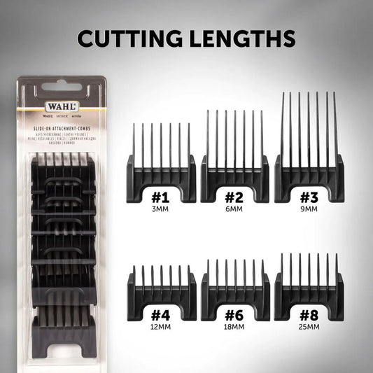 Wahl • Slide-on Attachment Combs Guards Set KMI 881-7170