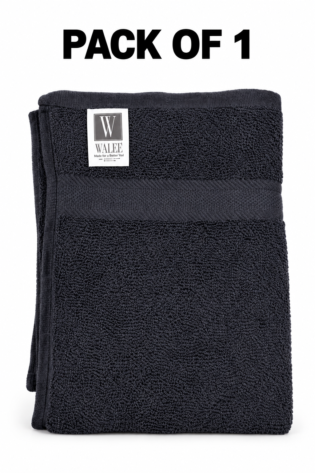 Walee Professional Salon &amp; Barber Towels – Soft, Absorbent and Reusable (Black)
