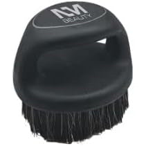 NMB Professional Round Skin Fade Brush With Comportable Handle Wooden