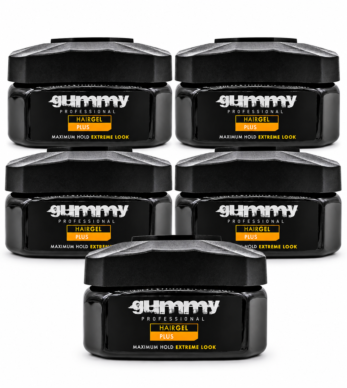 Gummy Professional Hair Gel Plus 220ml – Maximum Hold Extreme Look Styling Gel