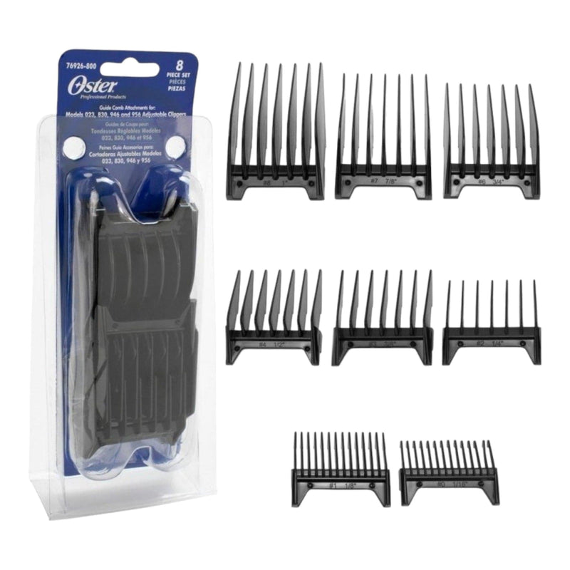 Oster • Oster Adjustable Blade Clipper Comb Guard Set 8Pcs