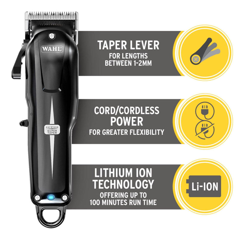 Wahl • Combo Super Taper Clipper & Beret Trimmer Cordless