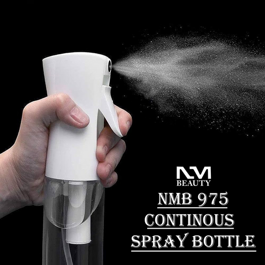 Spray Bottle 500ml Continuous Mist Fine Aerosol Sprayer Empty Plastic Mister Hair Water Salon Hairdressing Aerosol Curly Hairstyling Plants Pets Cleaning Skin Care - (Transparent)- Next Day Delivery