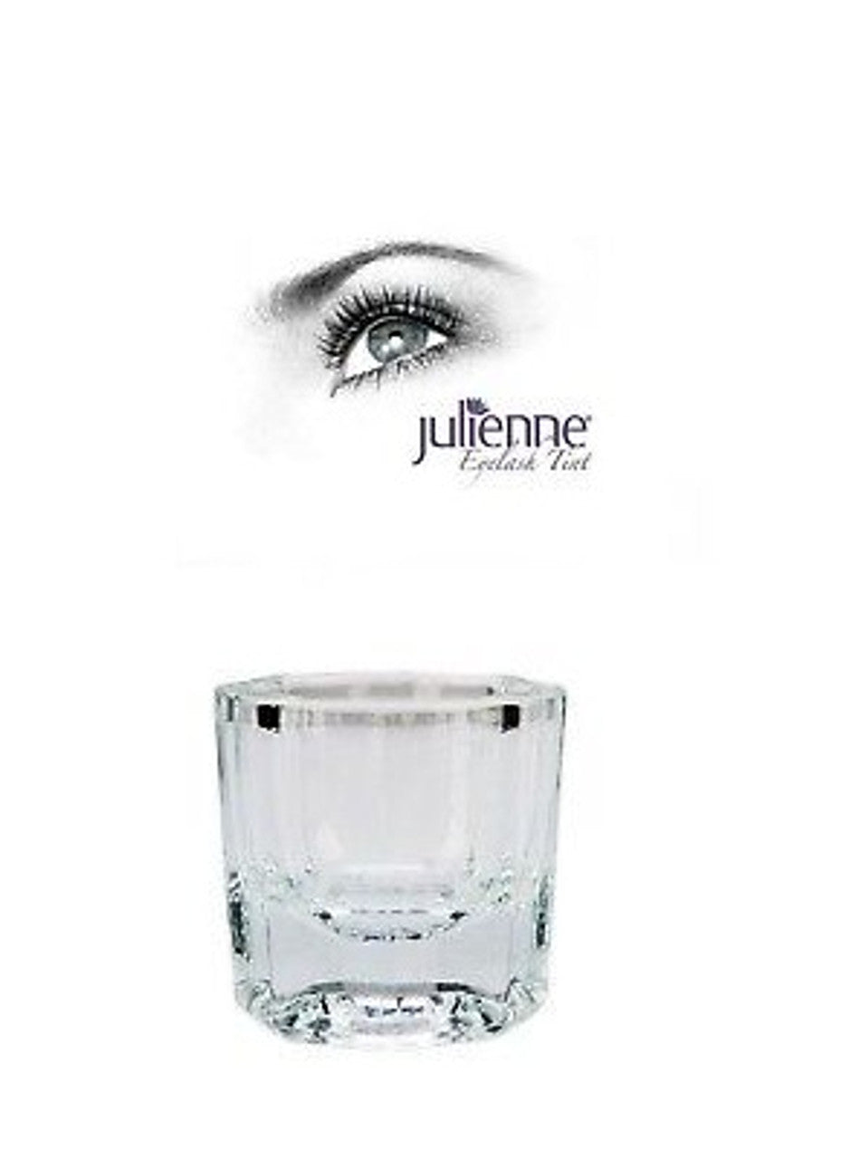 New Julienne Eyelash Eyebrow Tinting Kit Dye Blue Black 02 Brush Tint Dish Oxidant